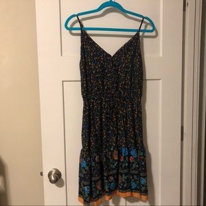 Summer dress, floral pattern, size M
